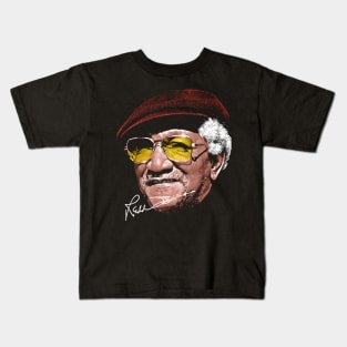 Redd Foxx Face Retro Kids T-Shirt